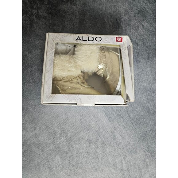 Aldo Fur Trim Boots Size 4 Open Box Retail 35. - Picture 5 of 6